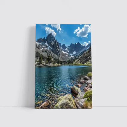 Alpine Lake Rocky Mountain Peaks Clear Water