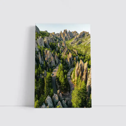 Needles Highway Winding Road South Dakota