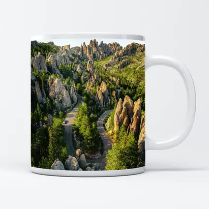 Needles Highway Winding Road South Dakota