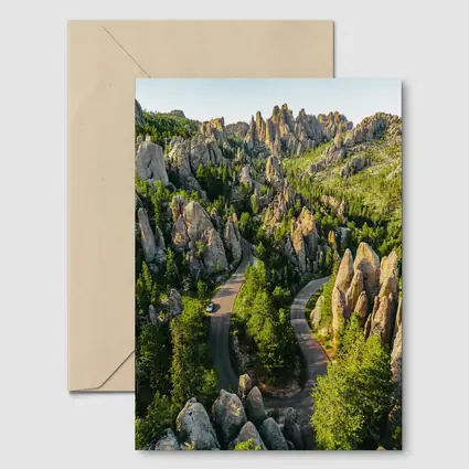 Needles Highway Winding Road South Dakota
