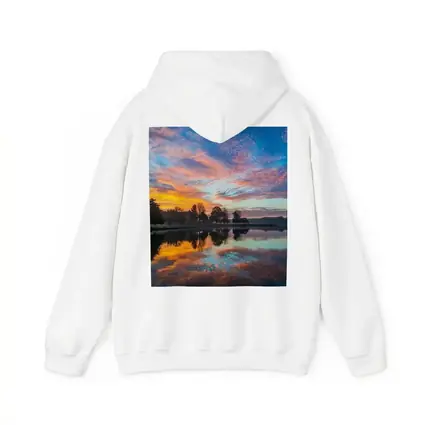 Sunrise Lake Reflection Blue Orange Sky
