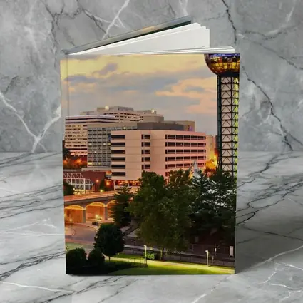 Knoxville Tennessee Sunsphere Skyline Dusk View