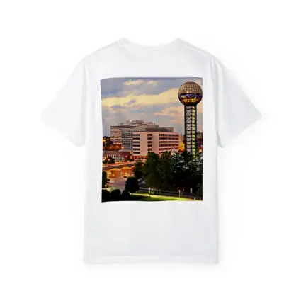 Knoxville Tennessee Sunsphere Skyline Dusk View