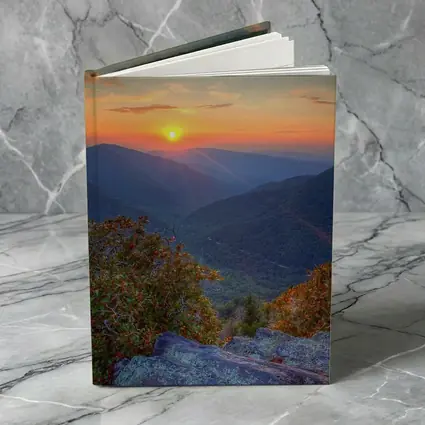 Mountain Sunset Over Blue Ridge Valley
