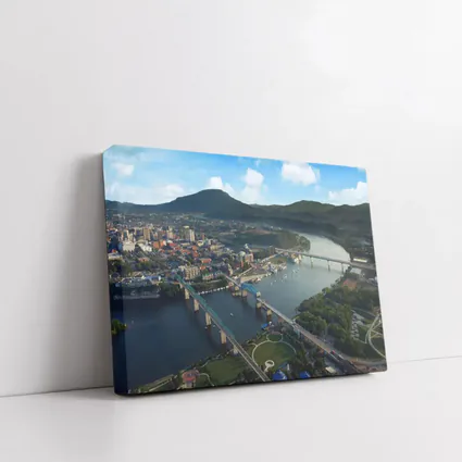 Chattanooga Tennessee River City Aerial View