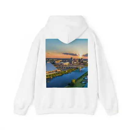 Memphis Pyramid Skyline Aerial Sunset View
