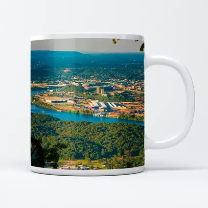 Chattanooga Tennessee River City Aerial View