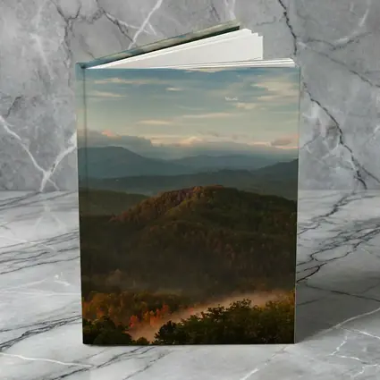 Smoky Mountains Autumn Mist Rolling Hills