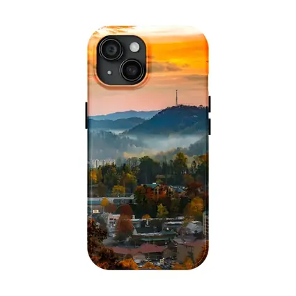 Gatlinburg Tennessee Smoky Mountains Autumn Sunrise