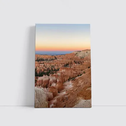 Bryce Canyon Hoodoos at Sunset Glow