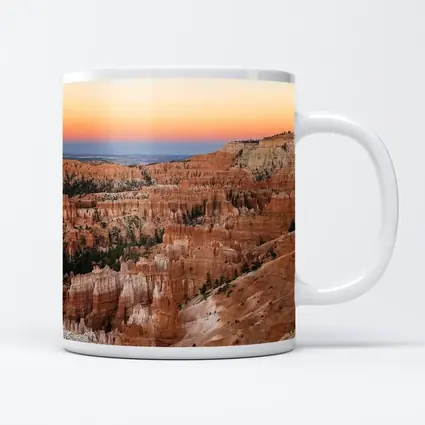 Bryce Canyon Hoodoos at Sunset Glow