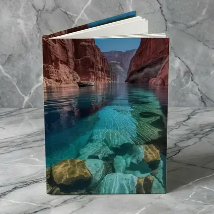 Red Canyon Clear River Turquoise Water