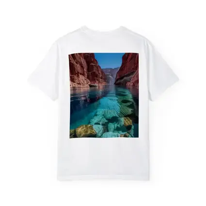 Red Canyon Clear River Turquoise Water