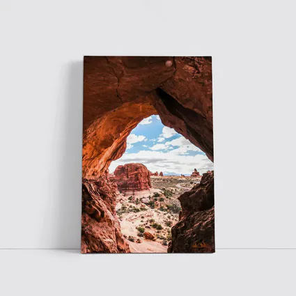 Arches National Park Red Rock Canyon View