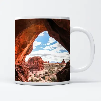 Arches National Park Red Rock Canyon View