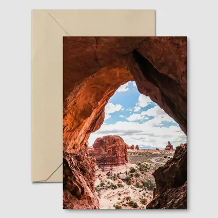 Arches National Park Red Rock Canyon View