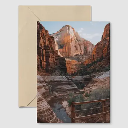 Zion National Park Canyon River View