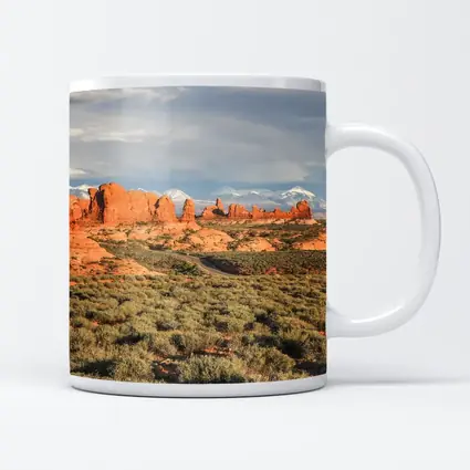 Arches National Park Red Rock Desert Landscape