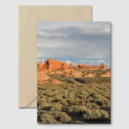 Arches National Park Red Rock Desert Landscape