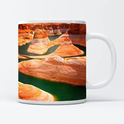 Lake Powell Canyon Red Rock Green Water