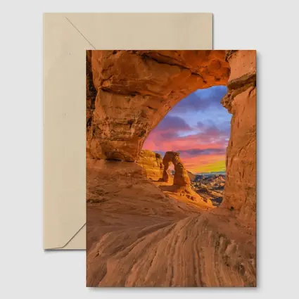 Delicate Arch Arches National Park Sunset View