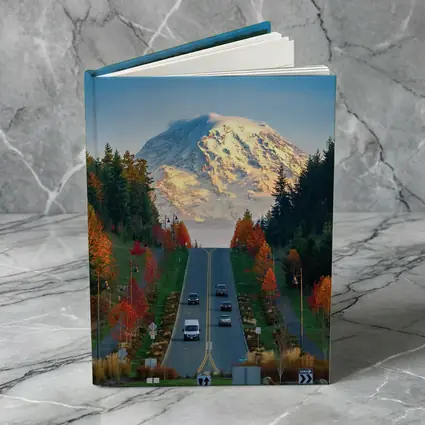 Mount Rainier Road Autumn Trees Washington