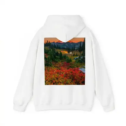Mount Rainier Autumn Sunset Alpine Meadow
