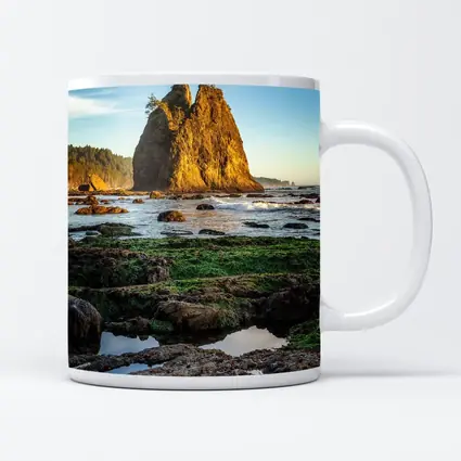 Sea Stack Rocky Coastal Beach Washington
