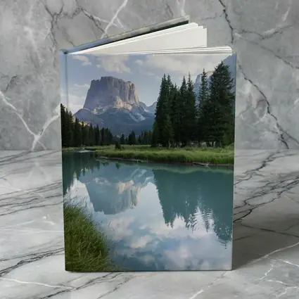 Rocky Mountain Lake Forest Reflection Landscape