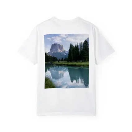 Rocky Mountain Lake Forest Reflection Landscape