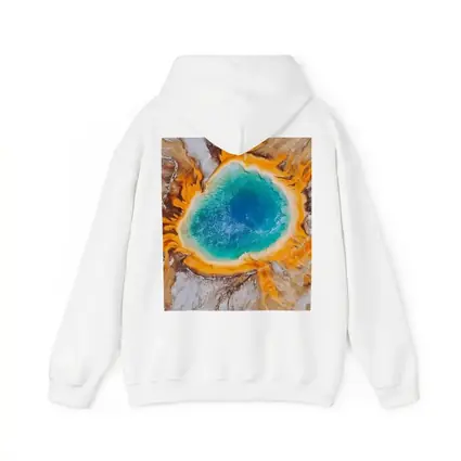 Grand Prismatic Spring Aerial Yellowstone View