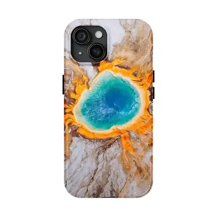 Grand Prismatic Spring Aerial Yellowstone View