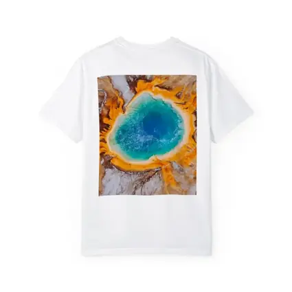 Grand Prismatic Spring Aerial Yellowstone View