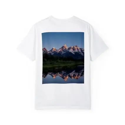 Grand Teton Mountains Reflected In Still River