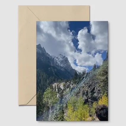 Rocky Mountain Canyon Forest Autumn Landscape