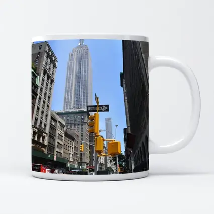 Empire State Building New York City Street
