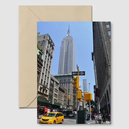 Empire State Building New York City Street