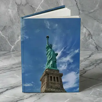 Statue of Liberty Blue Sky New York