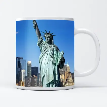 Statue of Liberty New York City Skyline