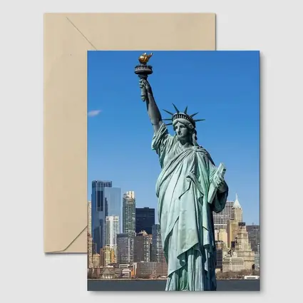 Statue of Liberty New York City Skyline