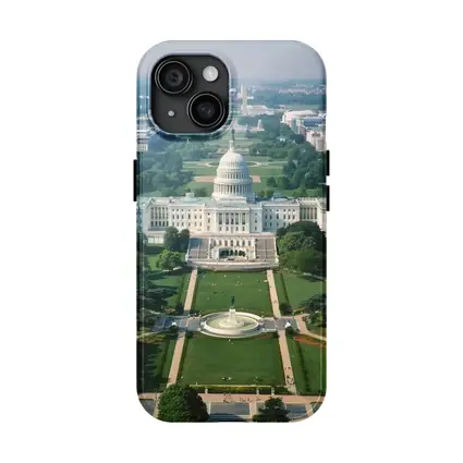 US Capitol Building Washington DC Aerial View