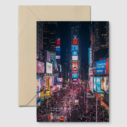 Times Square New York City At Night