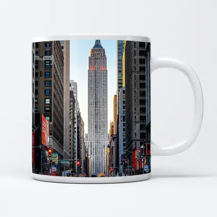Empire State Building New York City Street