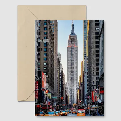 Empire State Building New York City Street