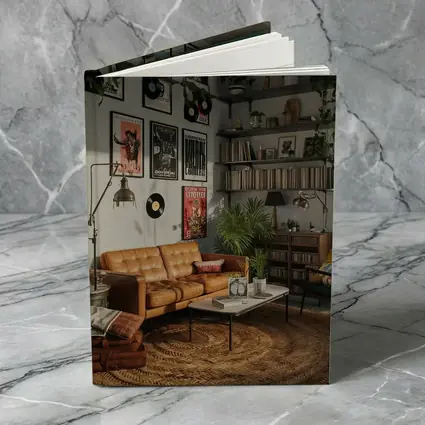 Retro Living Room With Vinyl Record Gallery