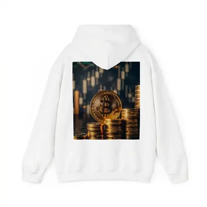 Bitcoin Gold Coin Stack Trading Chart