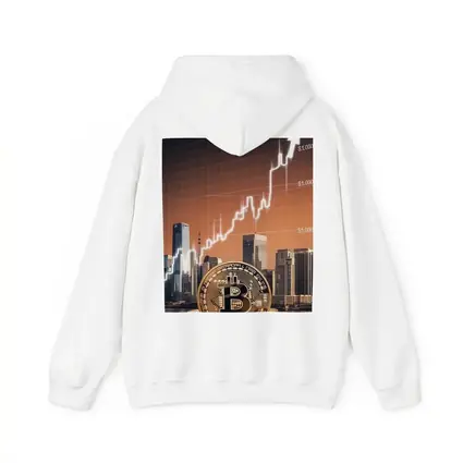 Bitcoin Gold Coin City Skyline Chart