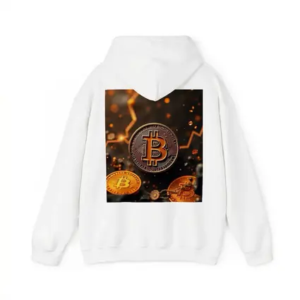 Bitcoin Gold Coins Dark Glowing Background