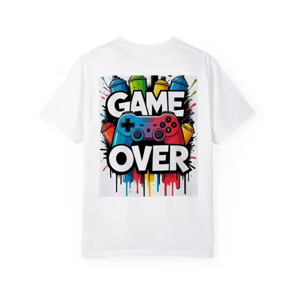 Game Over Graffiti Gaming Controller Art