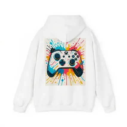 Xbox Controller Colorful Paint Splash Art